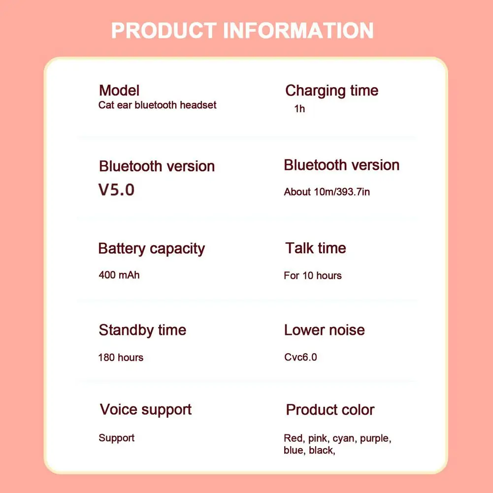 Беспроводные наушники со светодиодсветодиодный подсветильник кой с микрофоном