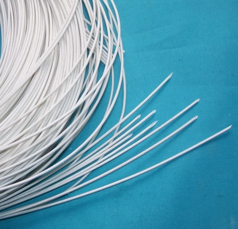 

ID 1.5mm Fiberglass Tube Silicone Resin Braided Wire Sleeve Flame Resistant Fiber Glass Insulated Cable Protect Pipe 200 Deg.C