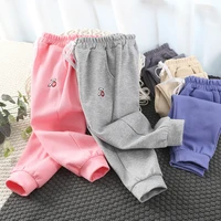 bbd toddler pants boys girls spring cotton solid loose fashion outdoor sport trousers kids high quality 3 4 5 6 7 years clothes