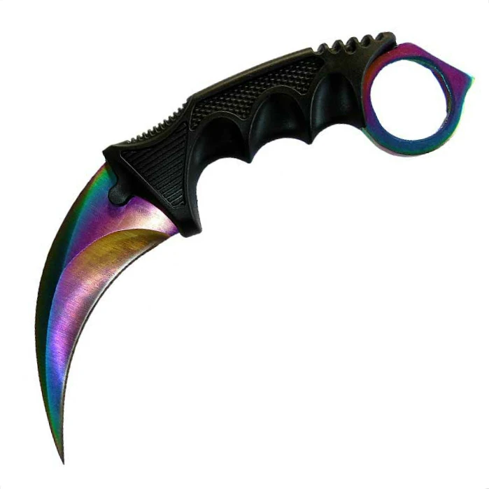 

Csgo claw knife personality creative VAN car sticker PVC decal personalized sunscreen waterproof sticker 13cm