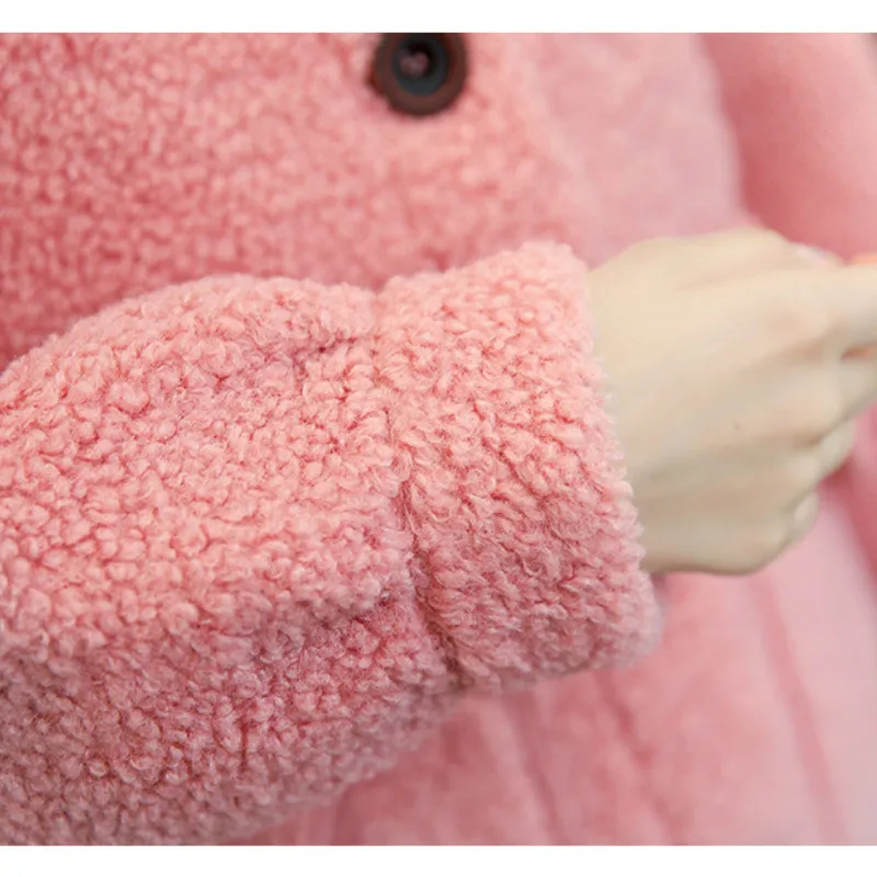 

Autumn and winter new Korean lamb wool coat European and American style casual lamb wool all-match woolen coat female trend