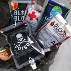 Украшение на Хэллоуин, сумка для напитков в виде крови, Череп, вампир, зомби, реквизит, контейнер для напитков в виде крови, сумка 250 мл, украшение для воды, праздничный Декор