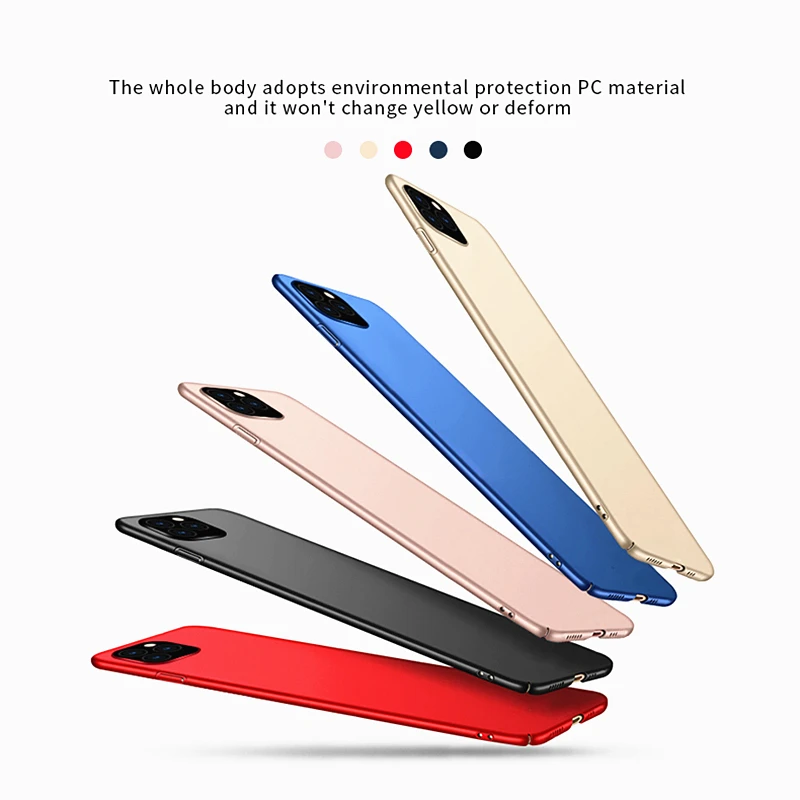 

For iPhone 12 Pro Case Cover Ultra Slim Hard Full PC Back Cover For Apple iPhone 7 8 X Xr Xs 11 12 Pro Max Plus Mini Phone Coque