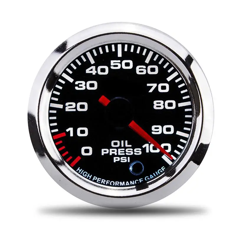 boost gauge PSI Цифровой измеритель соотношения воздушного топлива автомобильные Датчики 12 в светодиодный 52 мм Автомобильный повышающий Тахометр Температура воды Температура масла Датчик давления масла напряжение - Цвет: boost gauge PSI