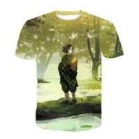 summer 3d mens and womens t shirt japanese anime ghost slayer mens cute breathable o neck parent child