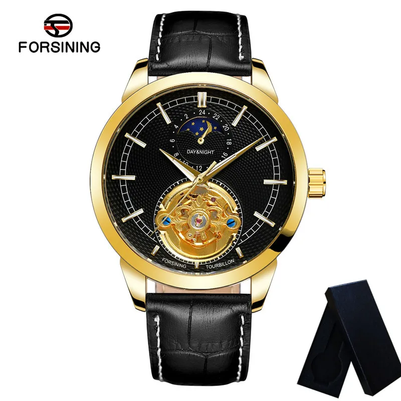 FORSINING мужские наручные часы Военные Спортивные автоматические механические Топ