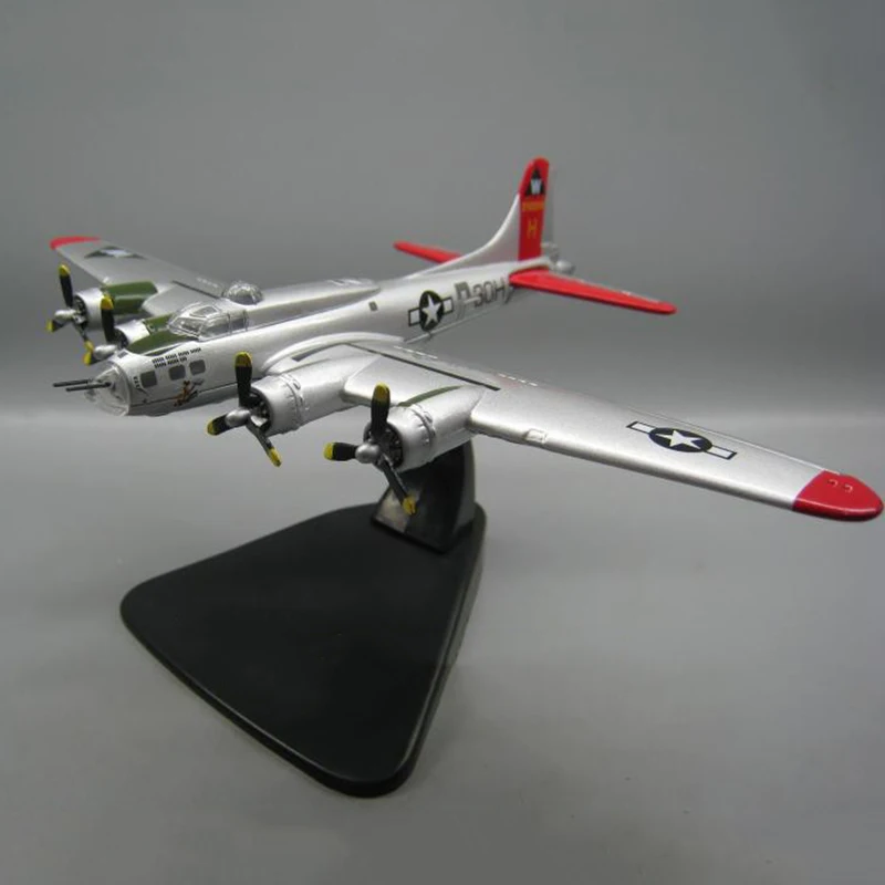 Масштаб 1/144 Боинг B17 американский армейский Тяжелый бомбардировщик литый под