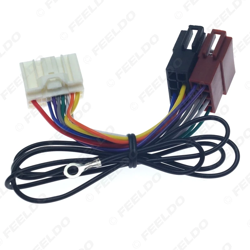 Переходник для стереосистемы FEELDO Mitsubishi 2007 +/ISO CD оригинальный кабель |