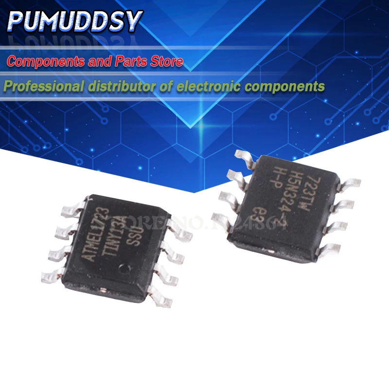5 шт. ATTINY13 ATTINY13A TINY13A MCU AVR 1K FLASH 20 МГц SOP8 IC (ATTINY13A SSU)|Интегральные схемы| |