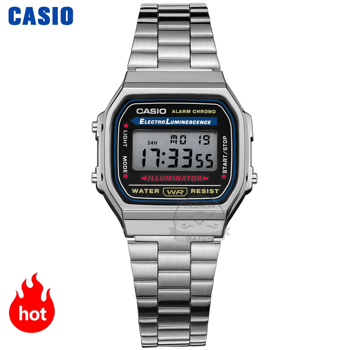 Casio watch silver watch men set brand luxury LED digital Waterproof Quartz men watch Sport military Wrist Watch relogio masculi