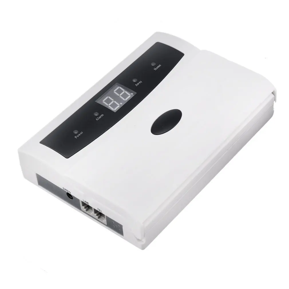 

LED Intelligent Wireless Digital Home Security Alarm System Fireproof Burglarproof Emergency Help White For Home Safe