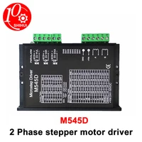2 phase stepper motor driver m545d suitable for nema 23nema 34 stepper motor current range 1 5 4 5a voltage 24 50vdc 200khz