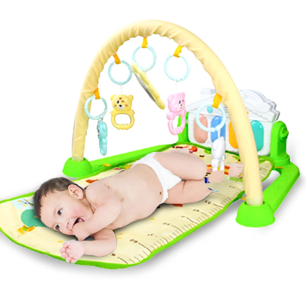 

Детская стойка для нот пианино Детский развивающий коврик тренажерный зал ползать игра Игрушки для раннего обучения Подушка для новорожде...