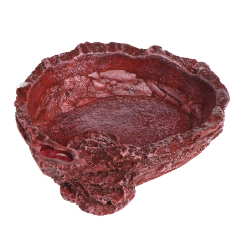 Новинка 2020 Кормушка Для черепашек рептилий пищевая чаша для кормления воды смола