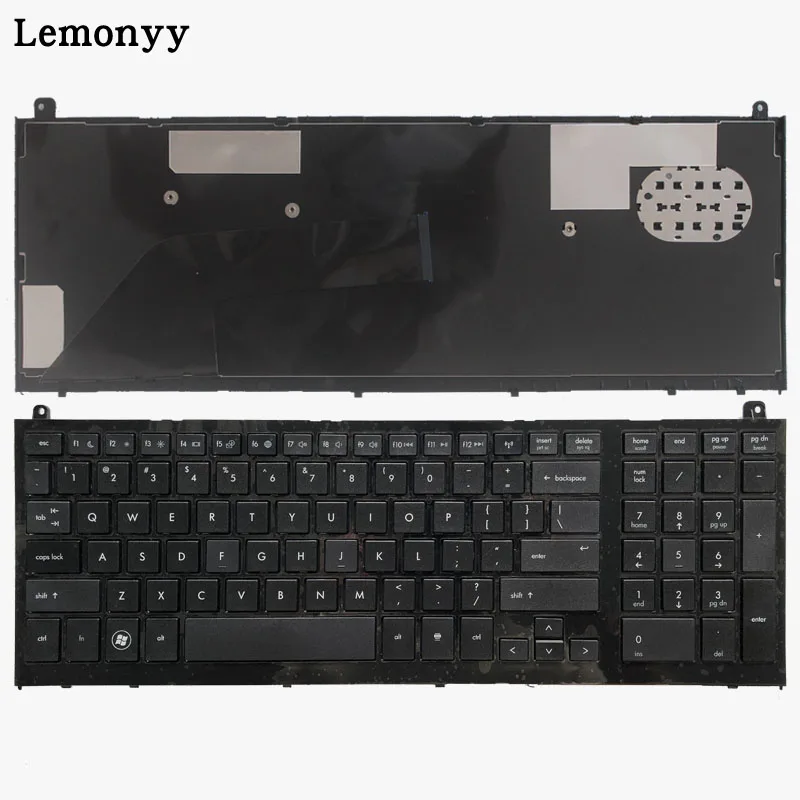 США новая клавиатура для hp probook 4520 4520S 4525S 4525 черная английская клавиатура для ноутбука с рамкой