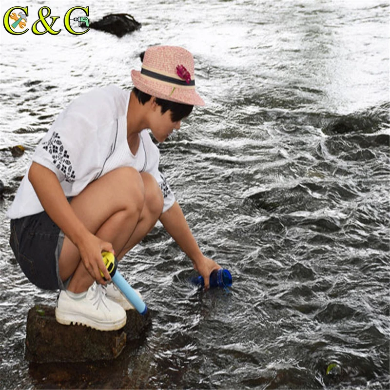 650ml Sports Water Filter Cup Purifier Cleaner Bottle BPA Free Survival Drinking Tool Kit Outdoor Sport Portable Travel | Дом и сад
