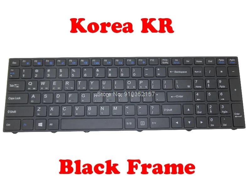 

Laptop KR Keyboard For HANSUNG For SPARQ U54G For ForceRecon 2857 2877 WA50SHQ Black/White