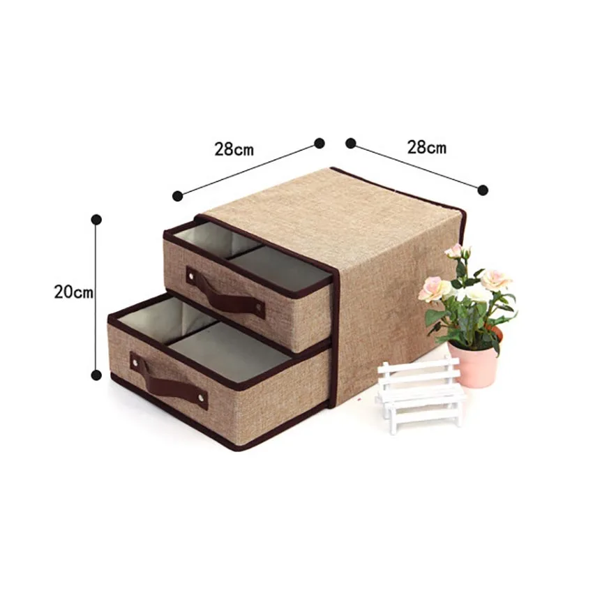 

Underwear Divider Box Foldable Divider Storage Bra Box Folding Cases Socks Underwear Clothing Organizer Container