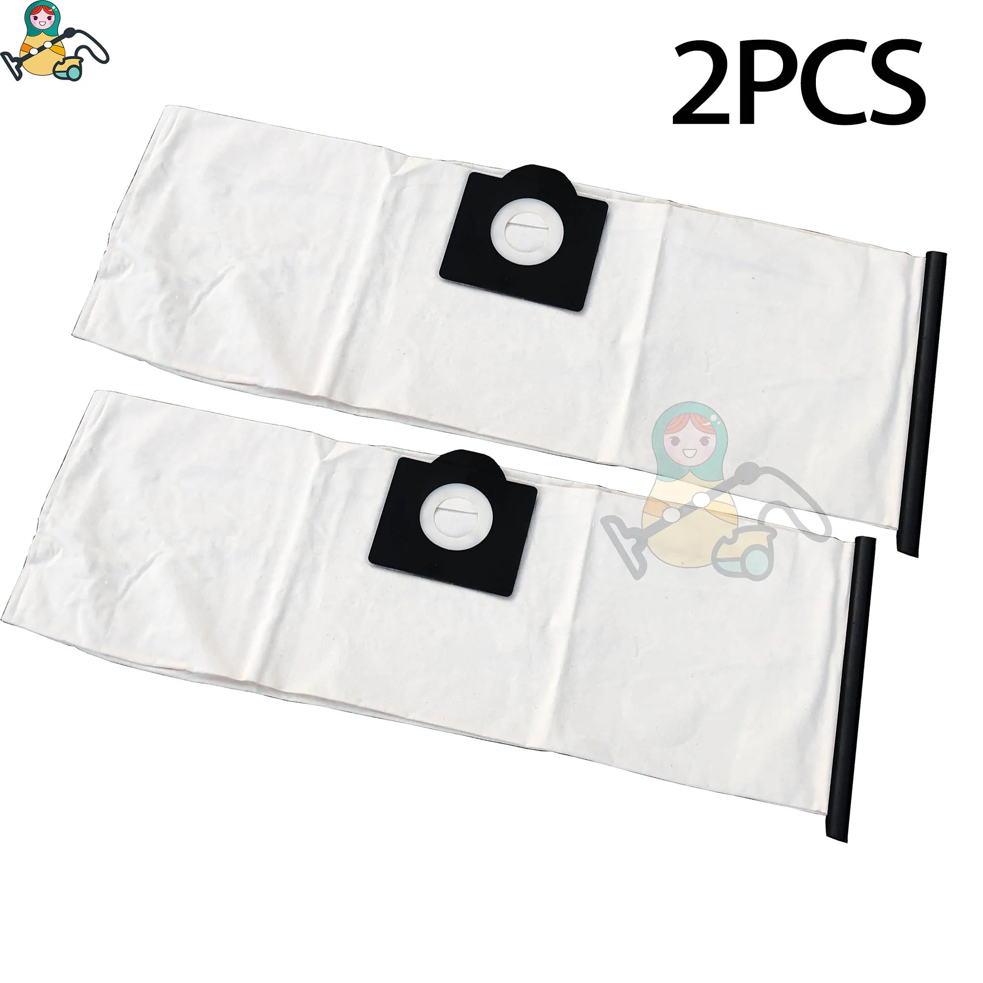 KAR-WD3-BIG-BG-2PK Фильтр-пылесборники для Karcher WD3 Premium WD 3,300 WD 3,200 WD3.500 SE4001 WD3 P 6,959-130 6,414-5520 Запчасти для пылесоса - Цвет: KAR-WD3-BIG-BG-2PK