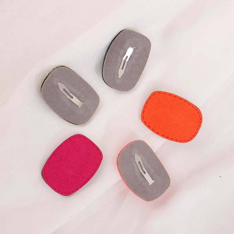 JINJIAN чистый красный цвет bb клип в Корейском стиле простые маленькие свежие