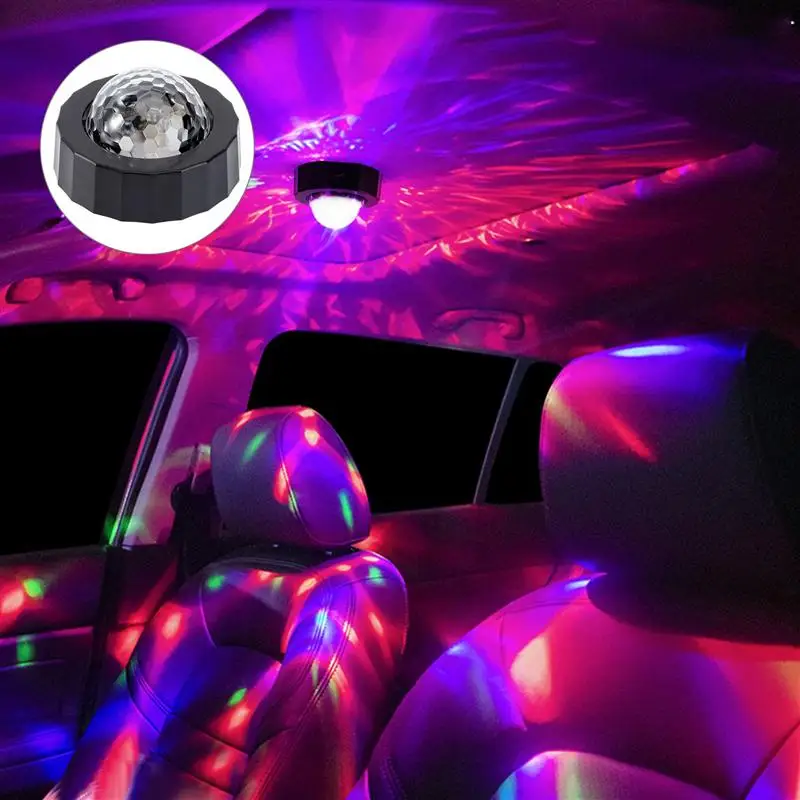 

1 Set Voice Control Lamp Atmosphere Lamp Colorful LED Lamp Car Music Light