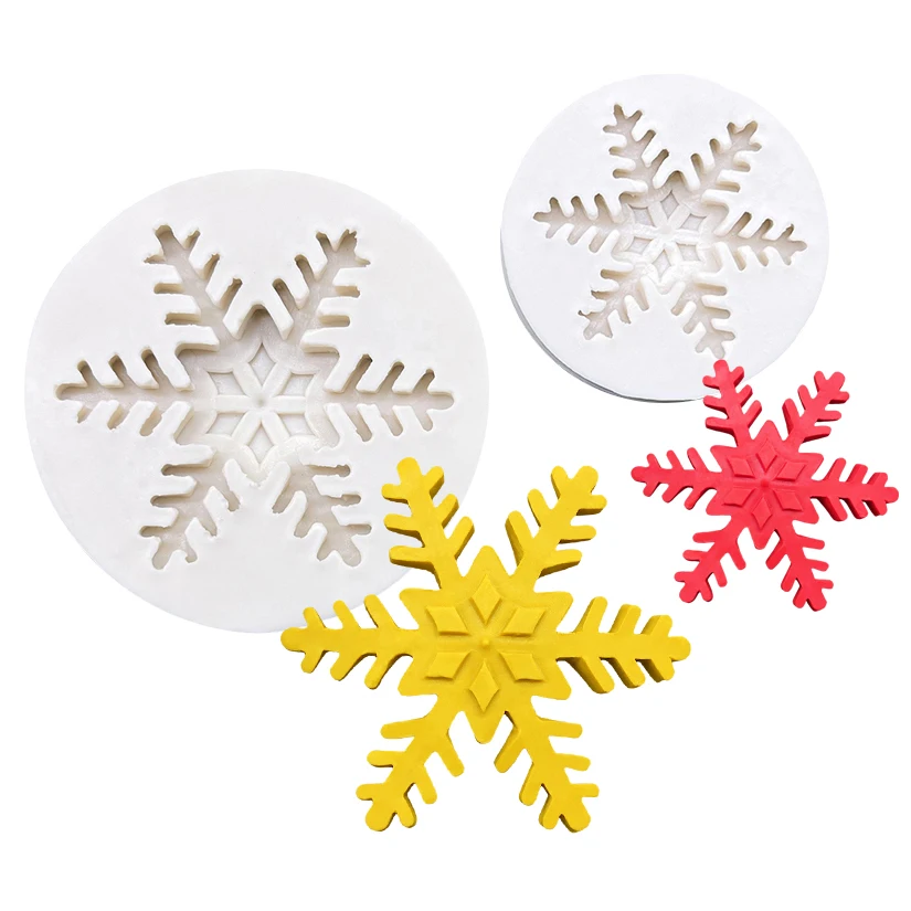 

Snowflake Silicone Sugarcraft Mold Resin Tools Chocolate Cupcake Baking Mould Fondant Cake Decorating Tools