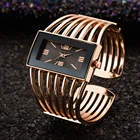 Часы наручные женские кварцевые, роскошные с браслетом-браслетом, розовое золото, 2019