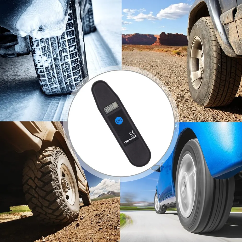 Цифровой манометр для шин измеритель давления воздуха в шинах с ЖК-дисплеем |