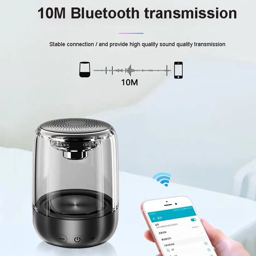 Беспроводной Bluetooth динамик TWS с ярсветильник домашний кинотеатр звуковая система