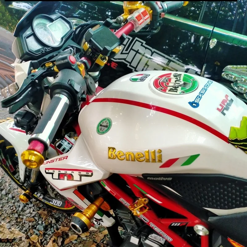 3D наклейки с логотипом мотоциклетного бака для Benelli TRK 502 BN 302 TNT BJ 600 детали