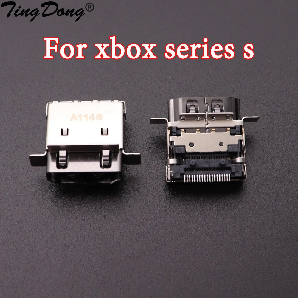 10pcs HD Port For XBOXONE S HDMI-compatible Port Socket Interface for Microsoft XBOX Series S HDMI-compatible Port Connector