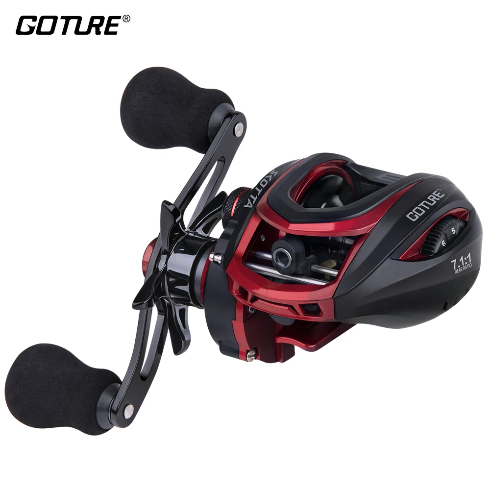 Goture SCOTTA двойной тормозной Системы для Пресноводной рыбной ловли катушка 10