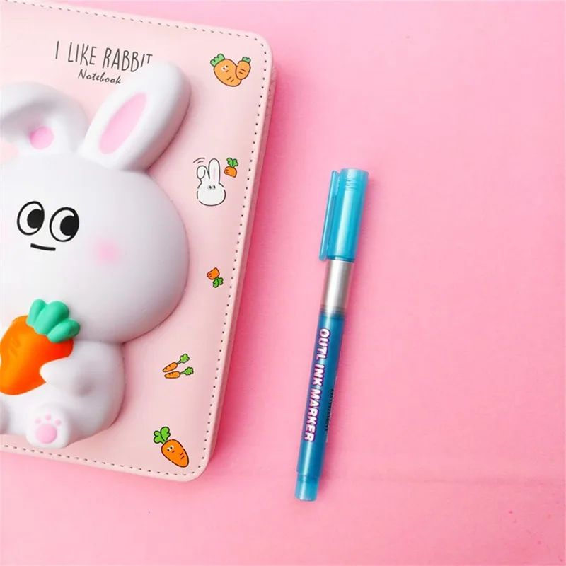 

New Hot Marker Pen for Highlight Double Line Outline Pens 8 Colors Self-Outline Glitter Writing Drawing Pens for Card US