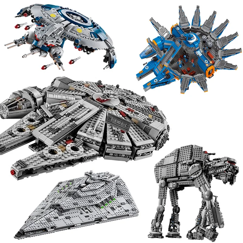 

Blocs de construction Star Millennium Falcon 75105, 81009, 79211, pour enfants et adultes, cadeau de noël, DIY