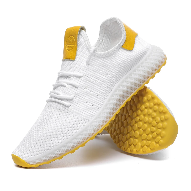 

Повседневная обувь для отдыха; 2020; Мужские дышащие повседневные кожаные кроссовки; Спортивная дышащая мужская летняя обувь; zapatos; Цвет белый...