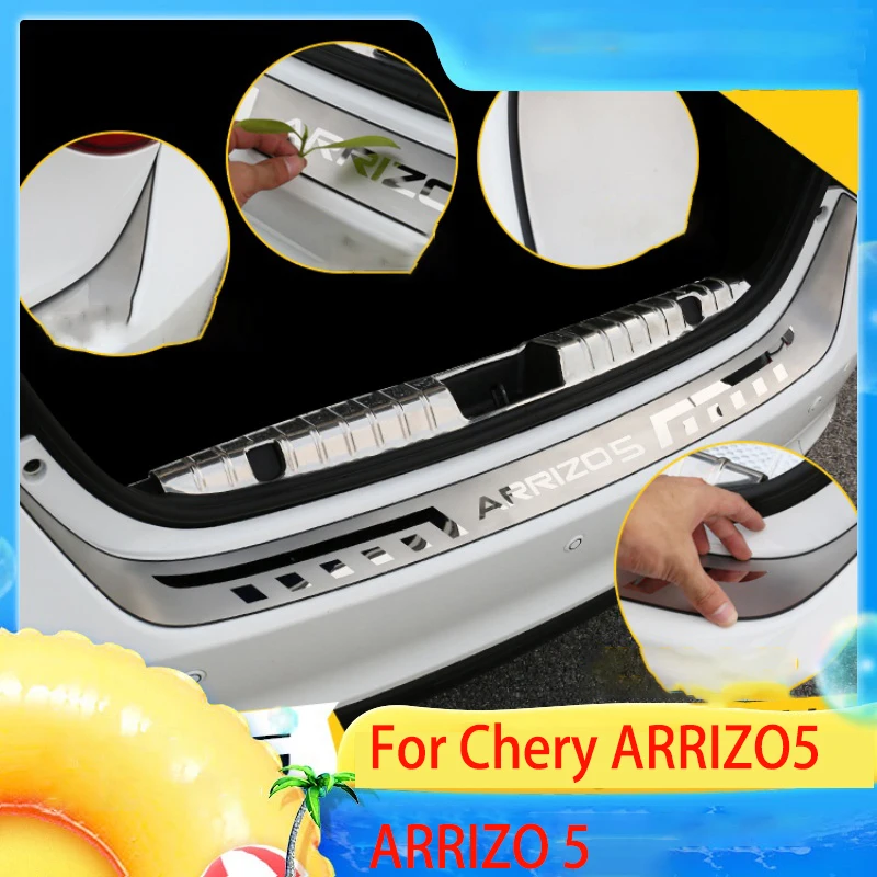 Для Chery ARRIZO5 ARRIZO 5 задняя защита багажника Декоративная полоса задняя дверь украшение яркая полоса автомобильные аксессуары