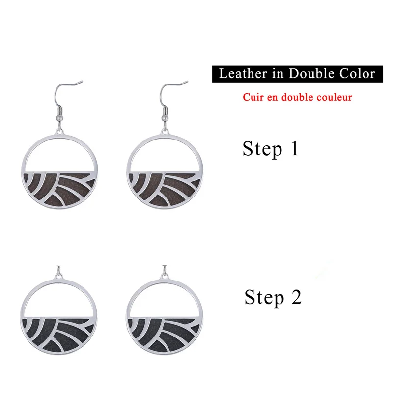 Кремо нержавеющая сталь модные серьги в форме капель Boucle D'oreille Femme Сменные