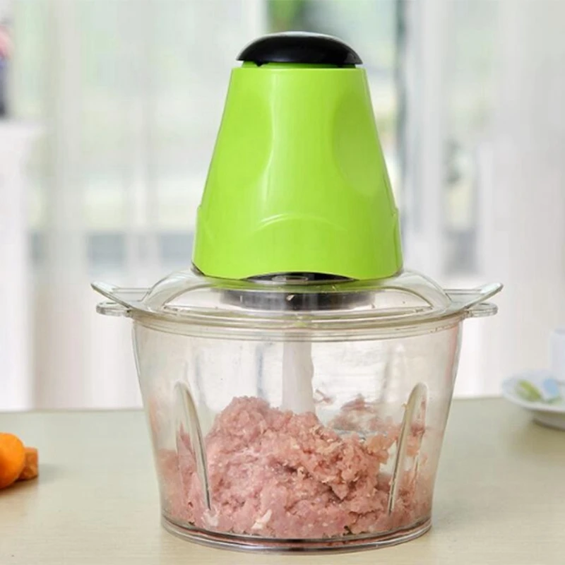 2L Electric Meat Grinder Chopper Shredder Food Kitchen Tool Vegetable Fruits Grinders Multi-Function Cooking Machin | Бытовая техника