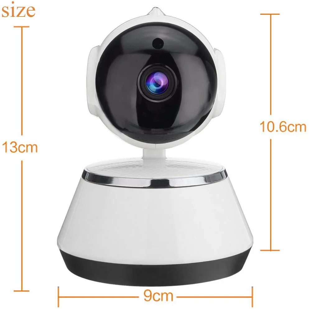 Wi Fi Камера ИК IP панорамирования/наклона Беспроводной видеонаблюдения 720 P HD 1MP CMOS