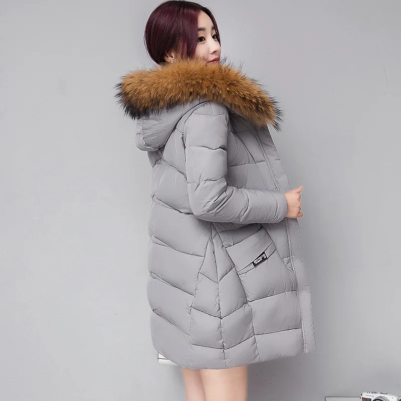 Новинка зимняя стильная одежда больших размеров с хлопковой подкладкой Модная