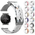 Ремешок силиконовый с принтом для HUAWEI WATCH GT 2 Pro gt2pro, браслет для наручных часов HONOR Magic ES GS 20 мм 22 мм