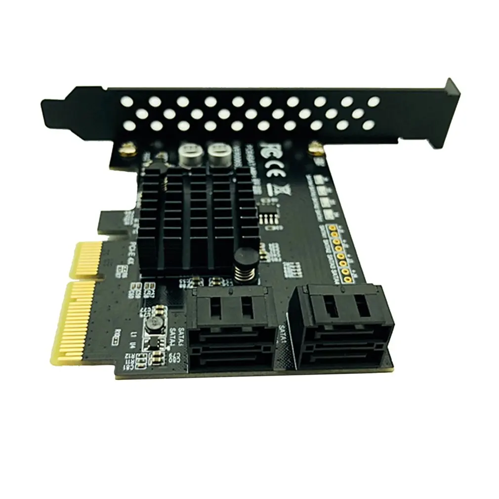 плата расширения sata pci express с 4 порта