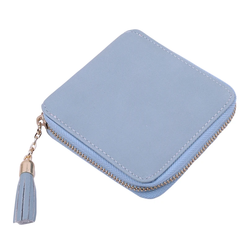 Женские кожаные кошельки с отделениями для монет и карт модные винно-красного