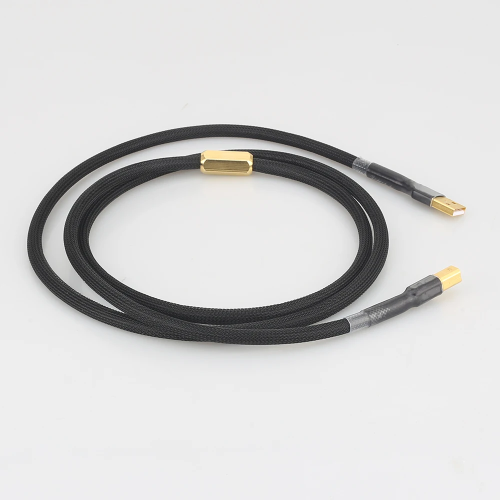 Hifi 5N OCC Чистый медный ЦАП USB 2 0 кабель звуковые декодеры провод для передачи данных