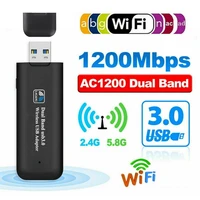 usb wifi adapter 1200mbps dual band 2 4g 5 8g usb 3 0 wifi 802 11 ac wireless network adapter for desktop laptop