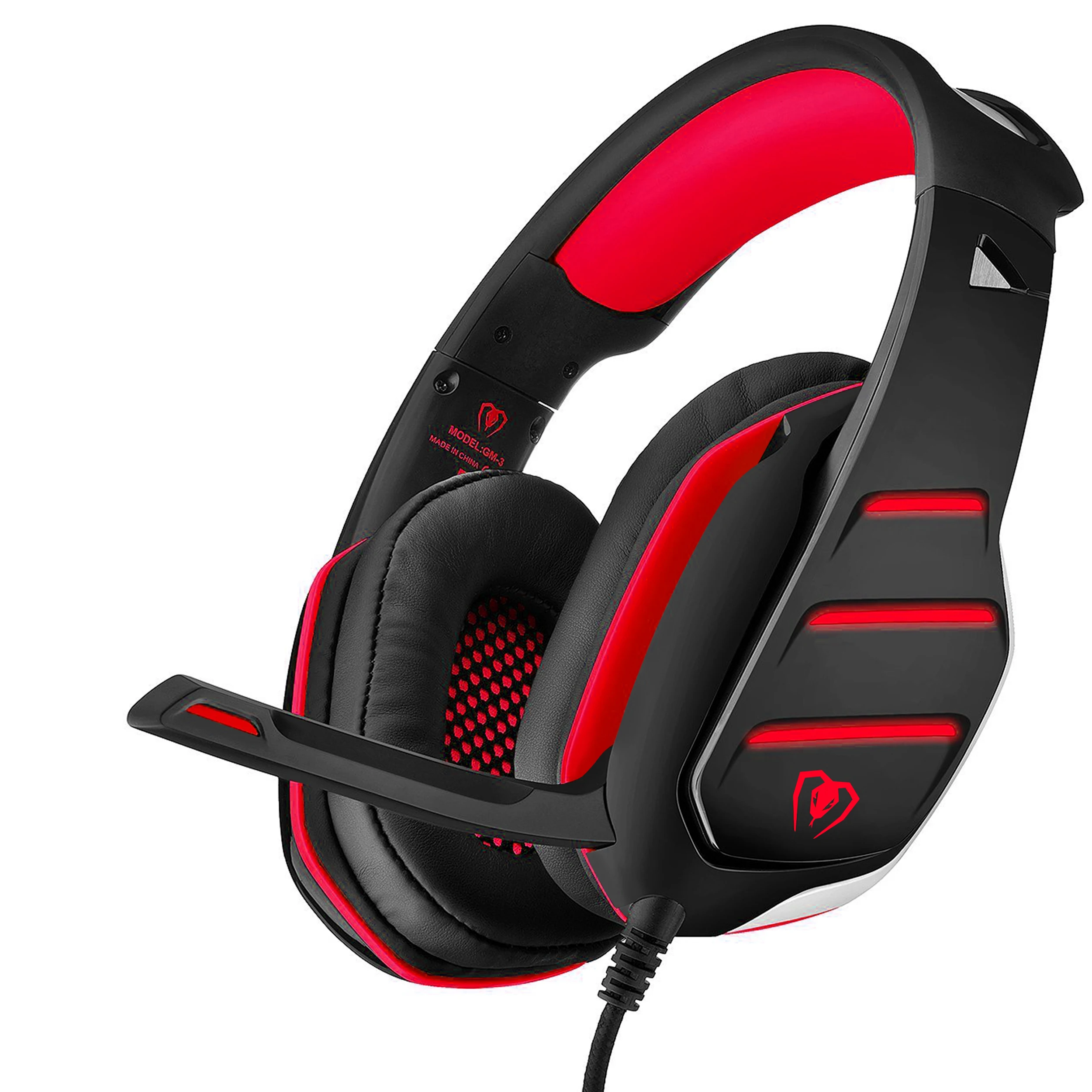 GM 3 отличная игровая гарнитура с проводным управлением двойным разъемом|Наушники