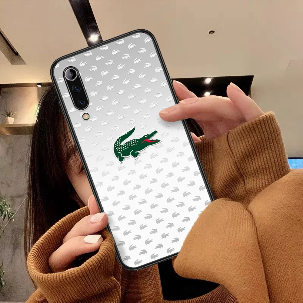 

French Brand LACOETE Phone Case For Xiaomi Mi Note 10 A3 9 MAX 3 A2 8 9 Lite Pro Ultra black Hoesjes Painting Bumper Silicone