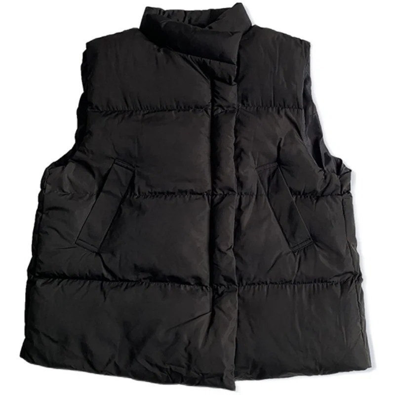 

Parkas Men Plus Size 3XL Loose Warm Sleeveless Jacket Mens Korean Style Ins Chic Daily Outwear Vests Bubble Coats Harajuku Retro