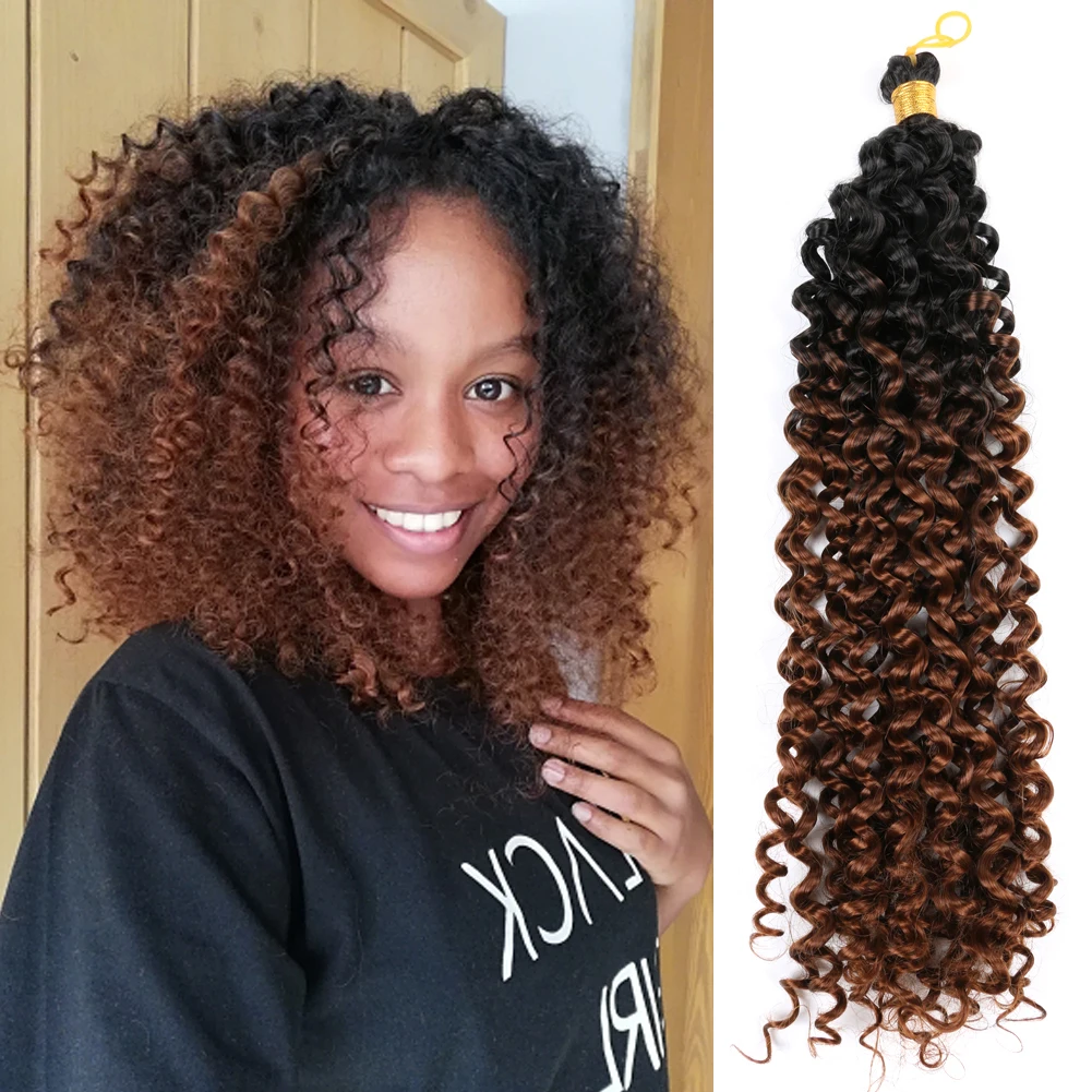 Saisity Omber Synthetic Crochet Braiding Hair Extensions Water Wave Braids Blonde Bundles Freetress Afro kinky Twist Bulk
