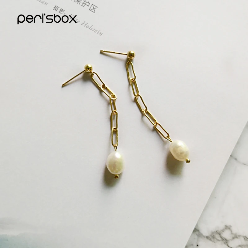 Женские серьги подвески с натуральным пресноводным жемчугом 2019|Серьги-подвески|